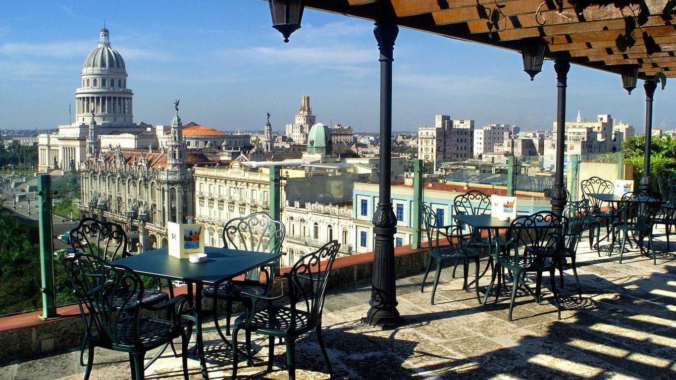 Terrasse de l'hôtel Parque Central